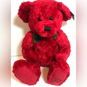 Vintage Red Holiday Christmas Teddy Bear Dillard’s exclusive
